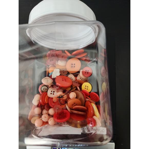 Orange Buttons Various shapes/sizes, new, vintage - Picture 3 of 5